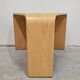 Postmodern side table made of beech plywood by Ekornes Stressless from the 1980s.