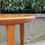 Danish teak extendable round table of the years 60