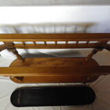 Planter on oak wheels