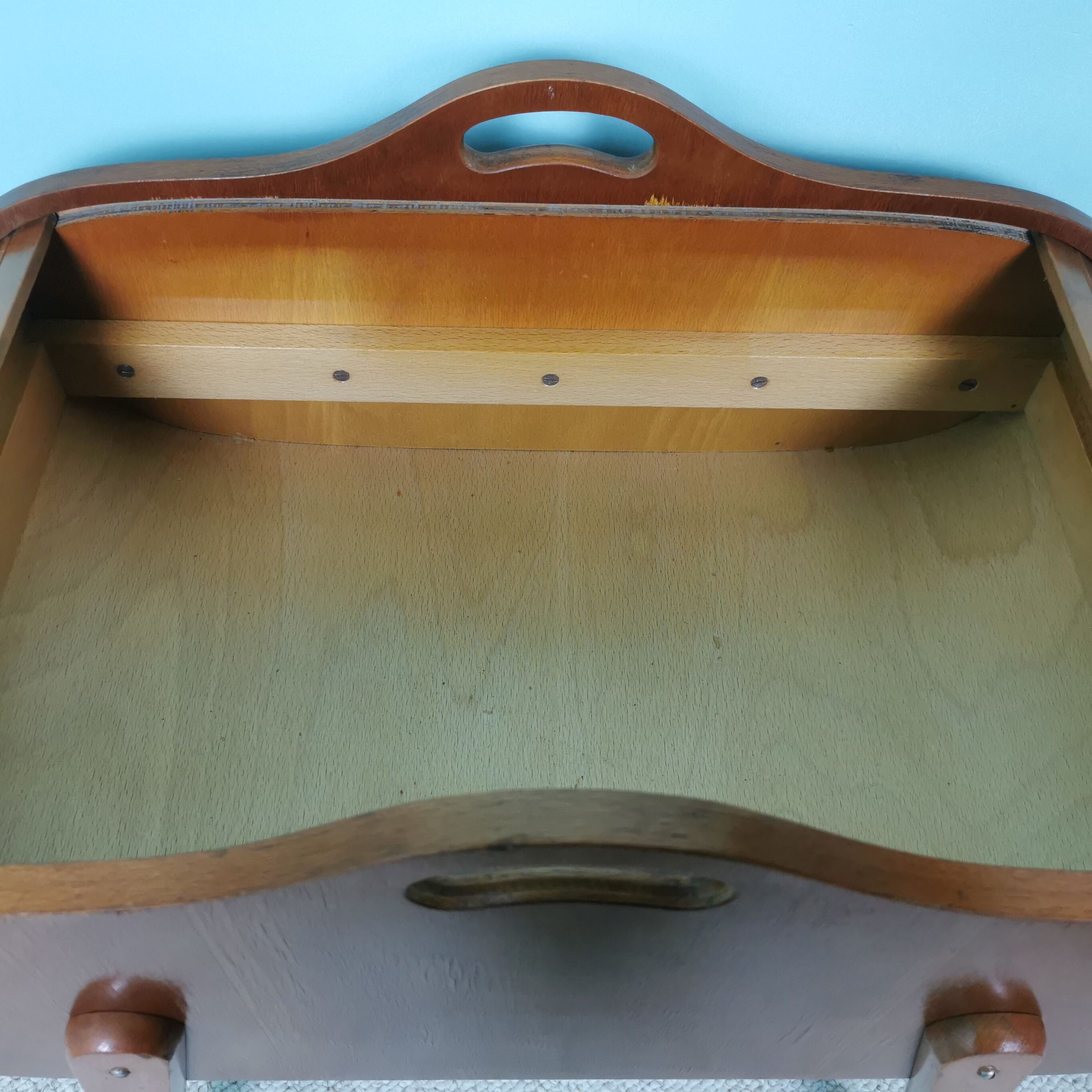 Scandinavian sewing cart