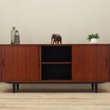 Enfilade en teck, design danois, années 1970, production : Danemark