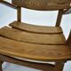 Paire de fauteuils lounge brutalistes en chêne massif par Dittmann & Co., 1970s