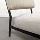 Series of 3 modernist drivers of the 50s /60s and their ottomans