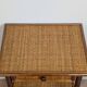 Rattan bedside table