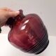 Beautiful Doyen Art Deco vase in burgundy glass.