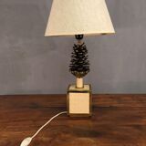 Lamp circa 1970 pinecone