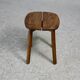 Attribué à Pierre Gautier Delaye. tabouret bois, France, circa 1960