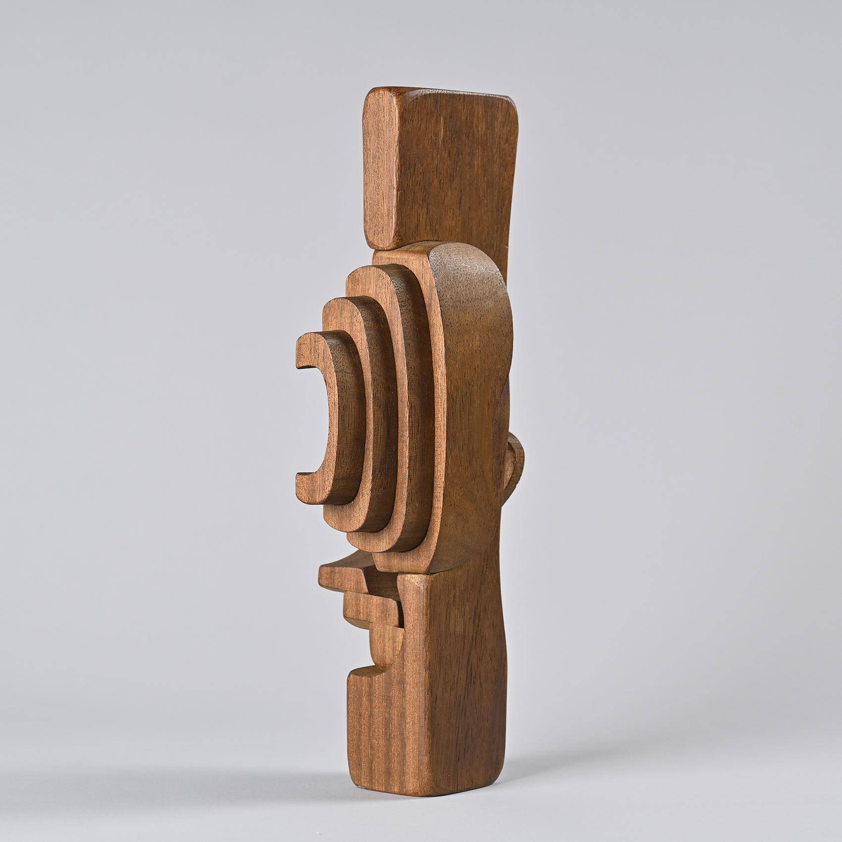 Sculpture en bois par Brian Willsher, Royaume-Uni circa 1970