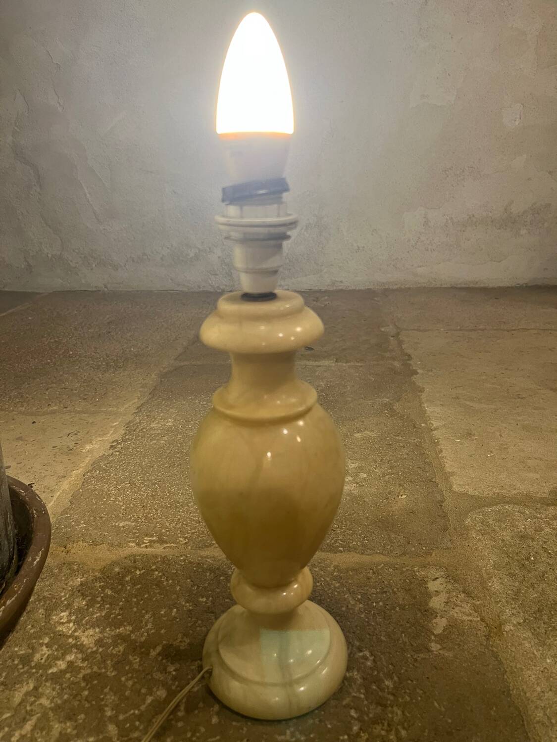 Alabaster lamp 1960