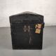 Wooden travel trunk