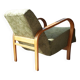 Fauteuil vintage classique par A. Kropacek et K. Kozelka, Tchécoslovaquie, années 1950.