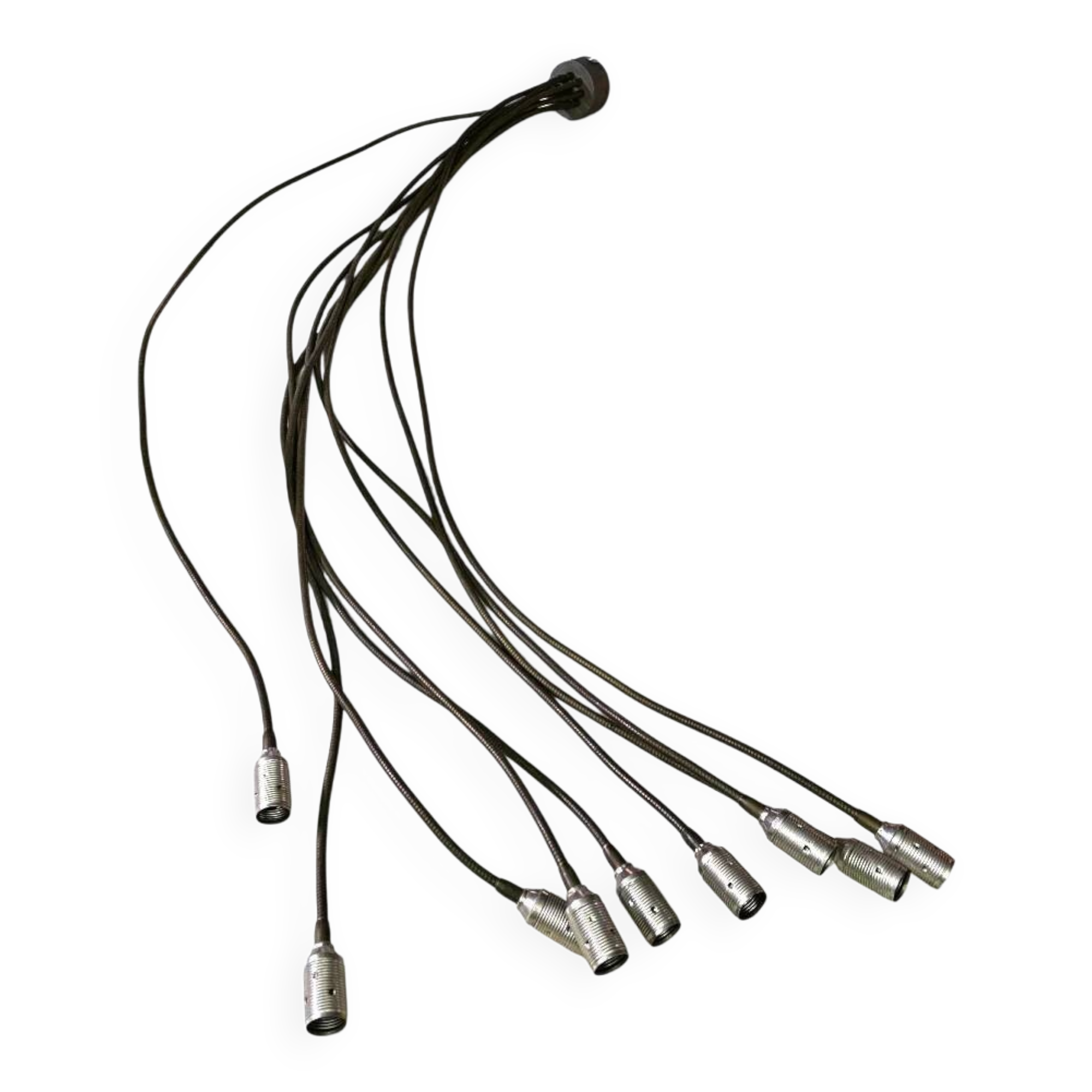 Catellani & Smith / early flexible Turciu 9 hanging lamp by Enzo Catellani / numbered