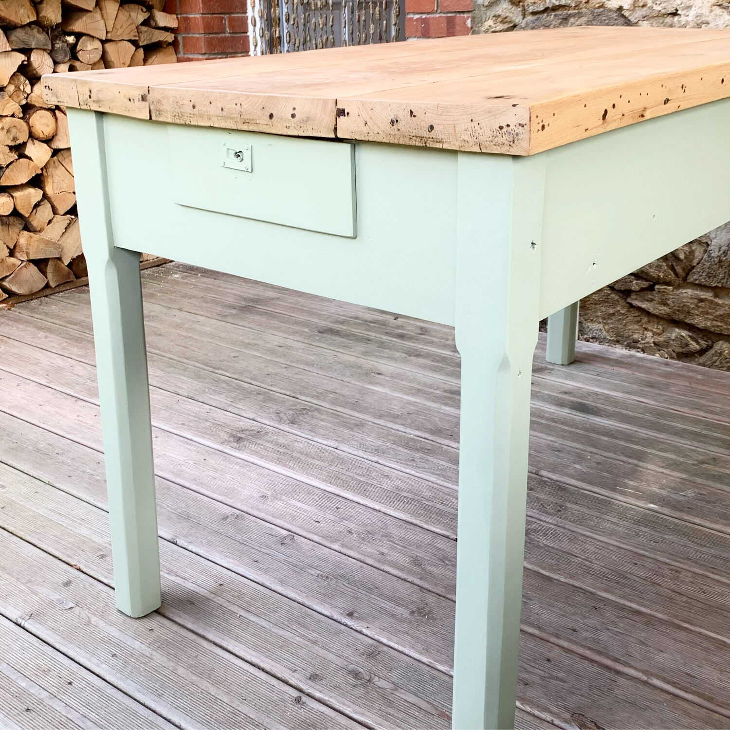 Vintage farm table