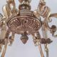 Genuine bronze lustre Lucien Gau Paris 6 lights 1960s