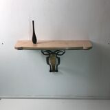 Wrought iron wall console