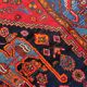 Tapis vintage du Moyen-Orient Hamadan fait main en laine – 133 x 196 cm