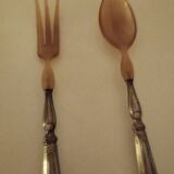 Vintage salad servers