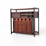 Knud Bent dry bar in rosewood Dyrlund Denmark 1960