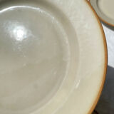 6 Flat plates in beige sandstone Tulowice Poland 1970