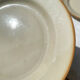 6 assiettes plates en grès beige Tulowice Poland 1970
