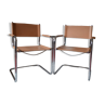 Duo of tubular chairs