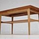 1970s, Danish design, folding sofa table, teak and oak wood