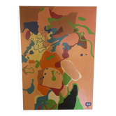 Tableau abstrait - Laure des Roziers (2014) - 180X120 cm