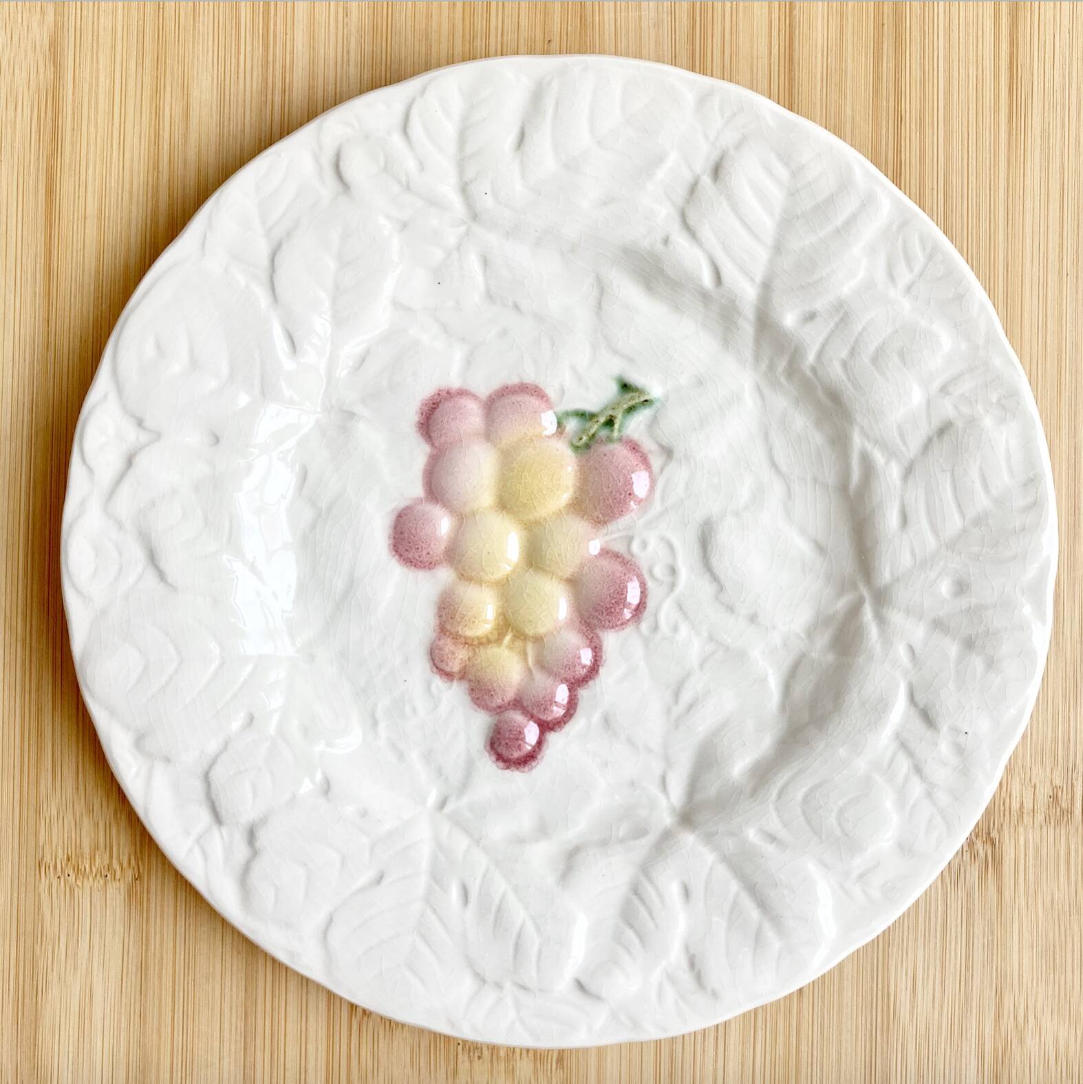 Barbotine Sarreguemines plates