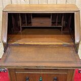 1960s English walnut secretary