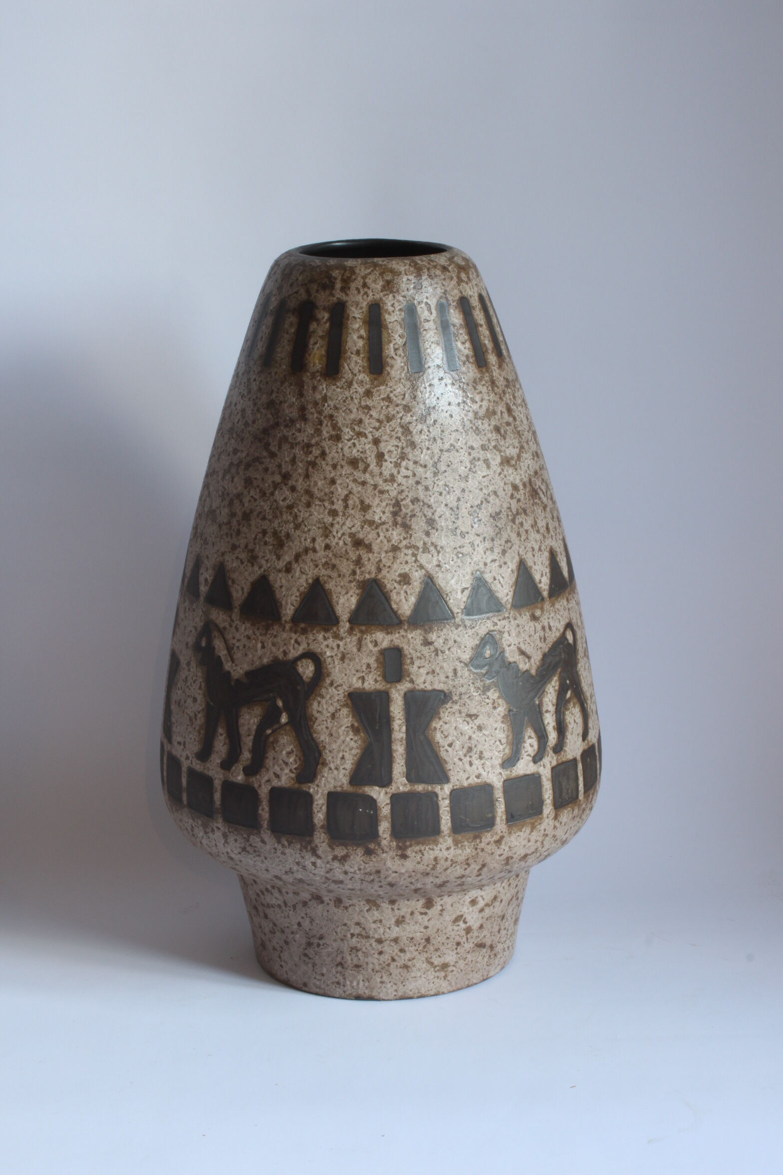 Ceramic animal decor vase "Agina" by Hans Welling for Ceramano, West Germany 1960s.