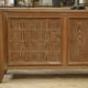 Cerused oak sideboard signed Maurice Rinck 1940s