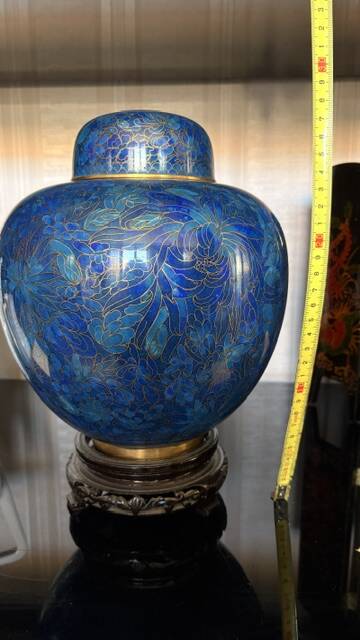 very beautiful cloisonné vase