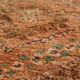 Peach Vintage Moroccan Rug 186 x 329 cm, Berber Wool Rug, Handmade Boho Rug