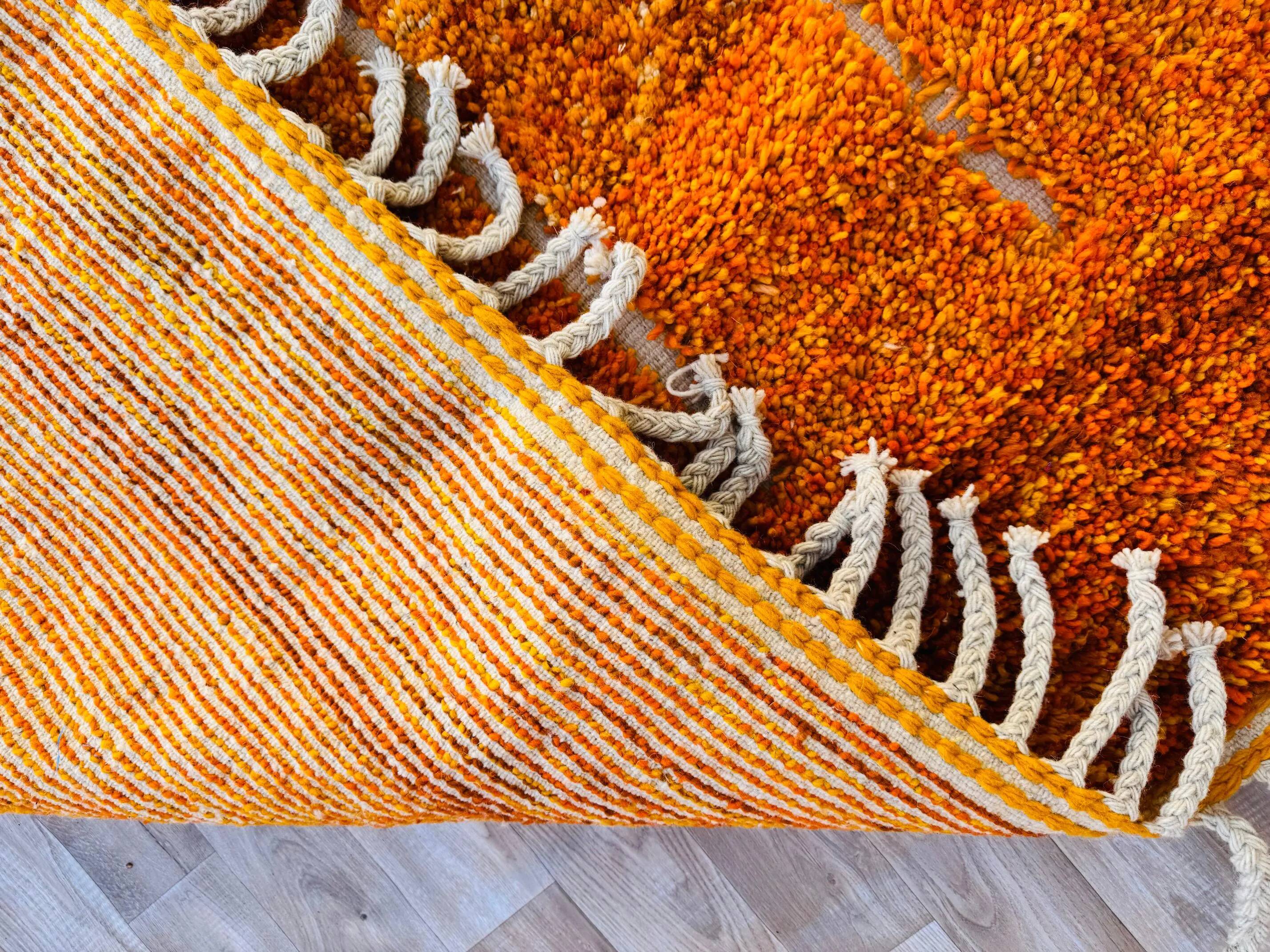 Handmade traditional carpet 250cm x 150cm Moroccan