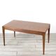 Midcentury extending table in afromosia by a. younger. vintage modern / retro
