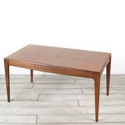 Midcentury extending table in afromosia by a. younger. vintage modern / retro