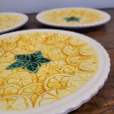 3 Lemon Barbotine plates