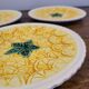 3 Lemon Barbotine plates