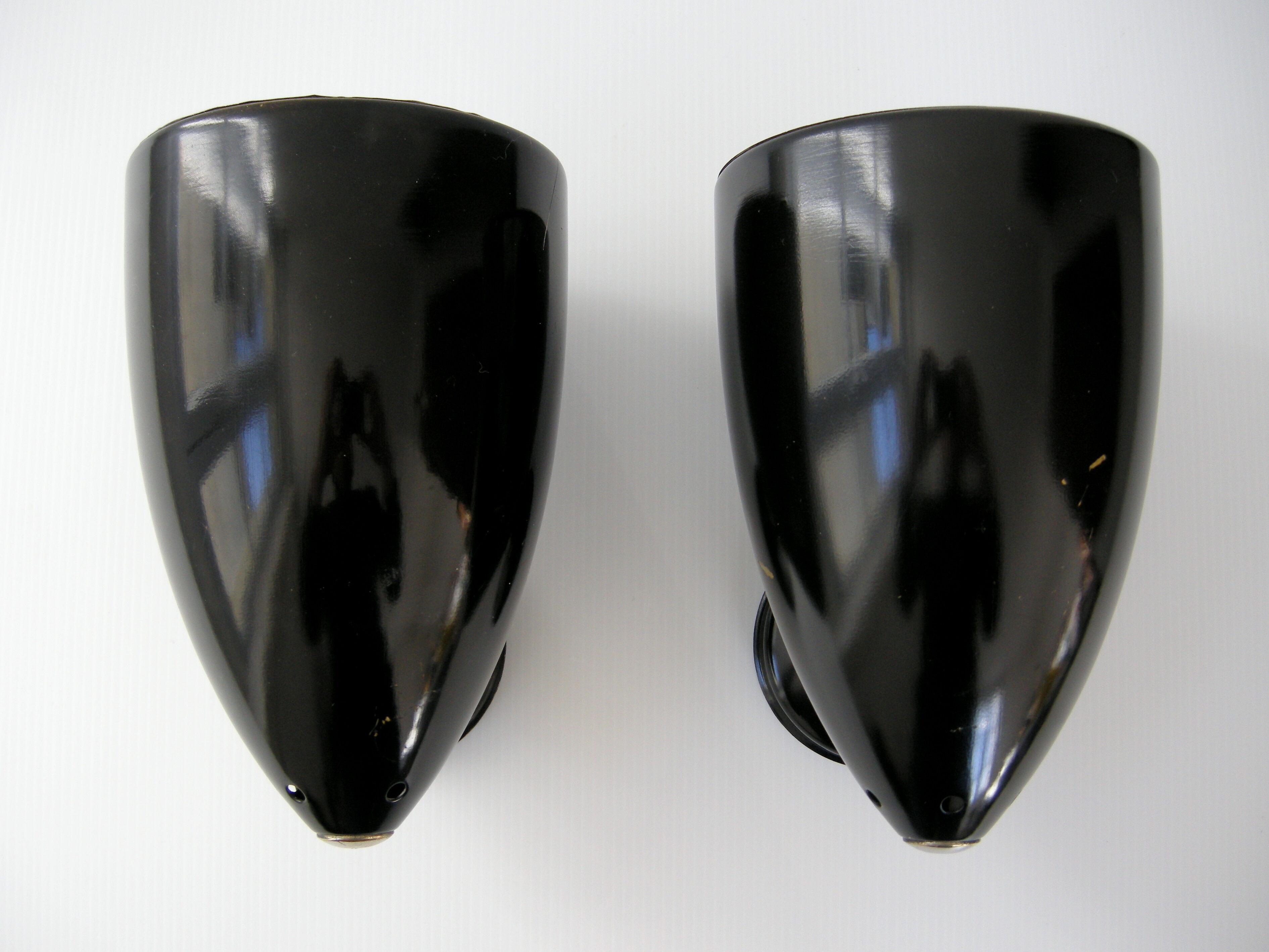 Pair of vintage 1950 adjustable spotlights