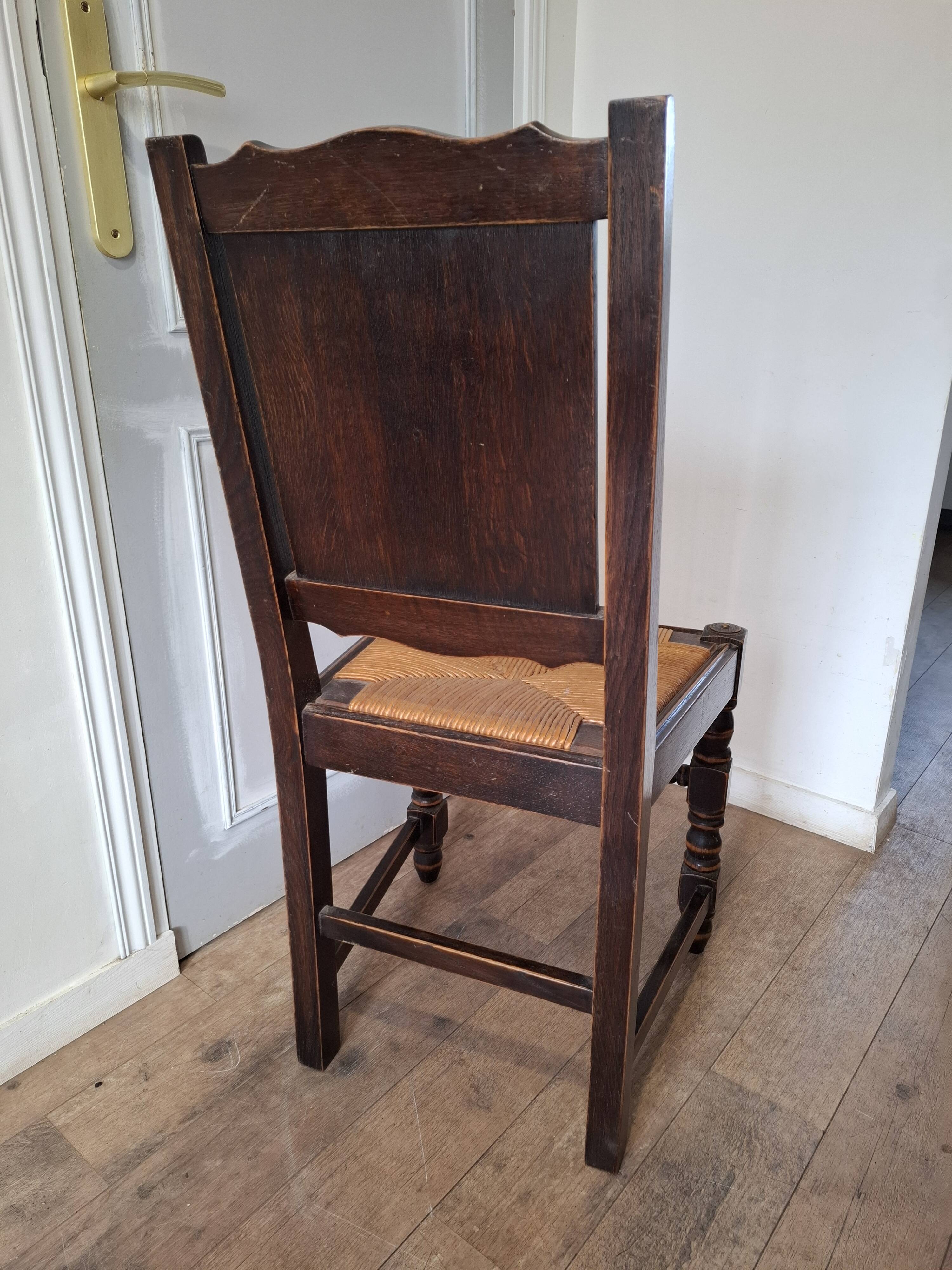 6 arts and crafts chairs