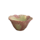 Large vintage salad bowl in the shape of a pink cabbage – barbotine earthenware – 1980s