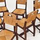 Suite de chaises par victor courtray