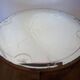 Table round art deco 1930/40 with original mirror