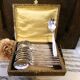 Art Deco silver-plated tea/dessert spoon set of 12