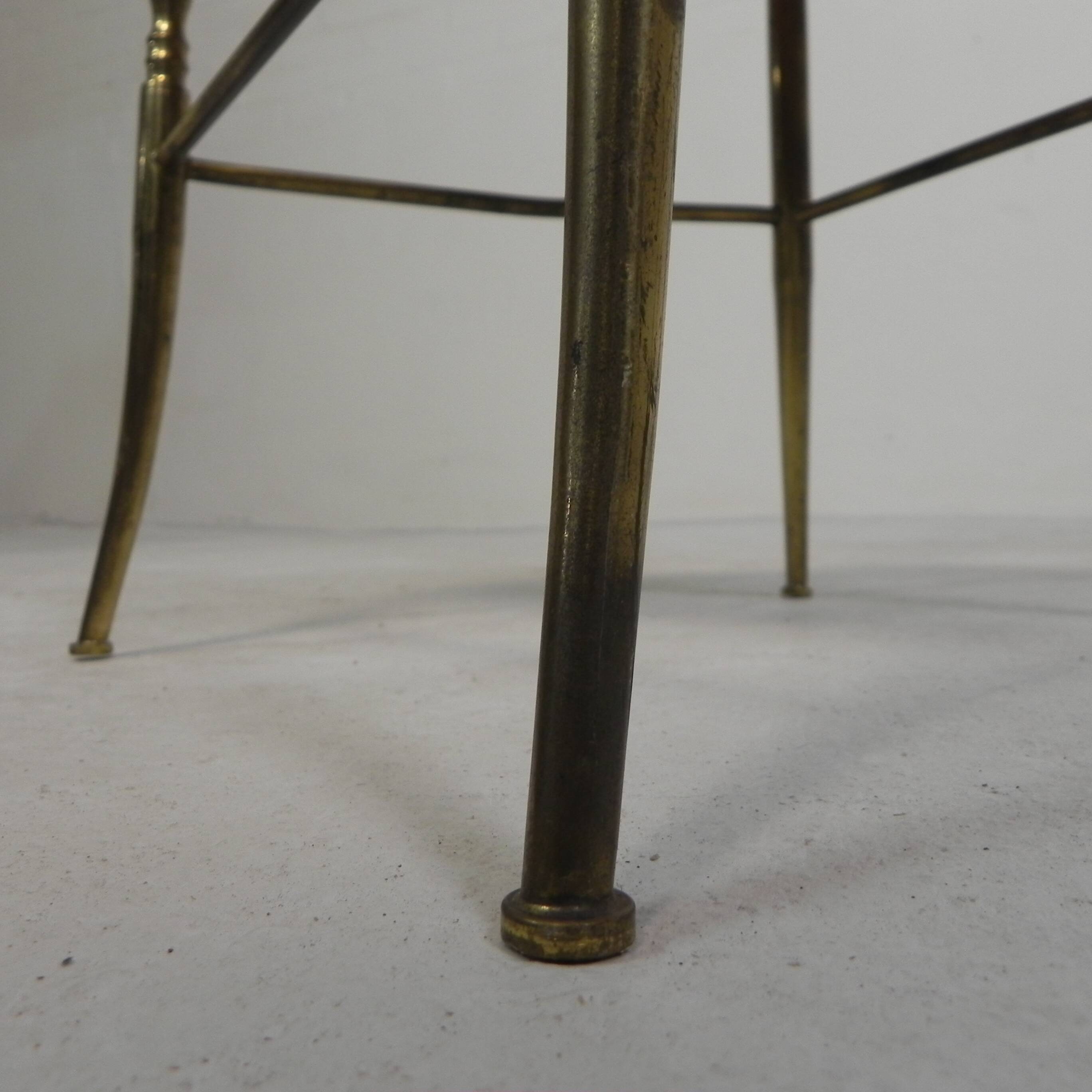 Chaise style Hollywood Regency, Chiavari, années 1960