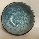 Empty raku ceramic pocket signed De Gheus