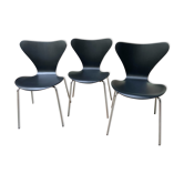 Set of 3 chairs model "3107" called "series 7" - Arne Jacobsen