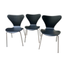 Set of 3 chairs model "3107" called "series 7" - Arne Jacobsen