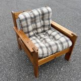 70s brutalist armchair