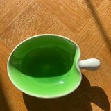 Vintage vallauris enamelled ceramic apple cup